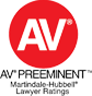AV Preeminent Martindale-Hubbell Lawyer Rating